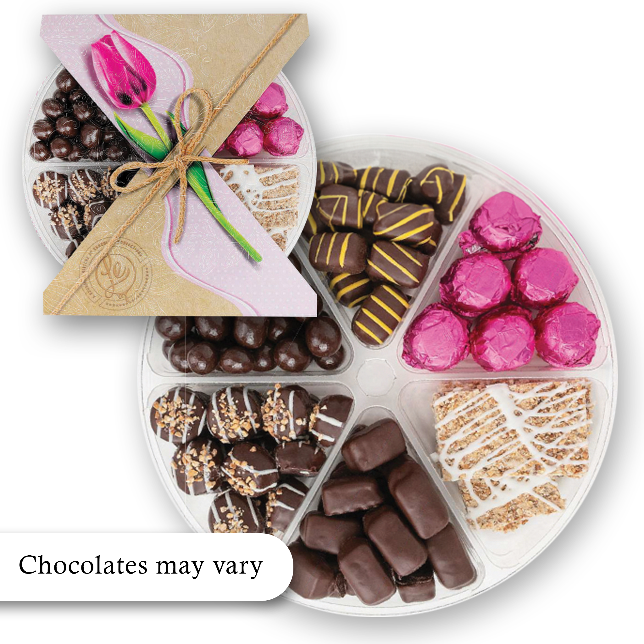 Sectional Gift Box - Pink Rose - Small - 6