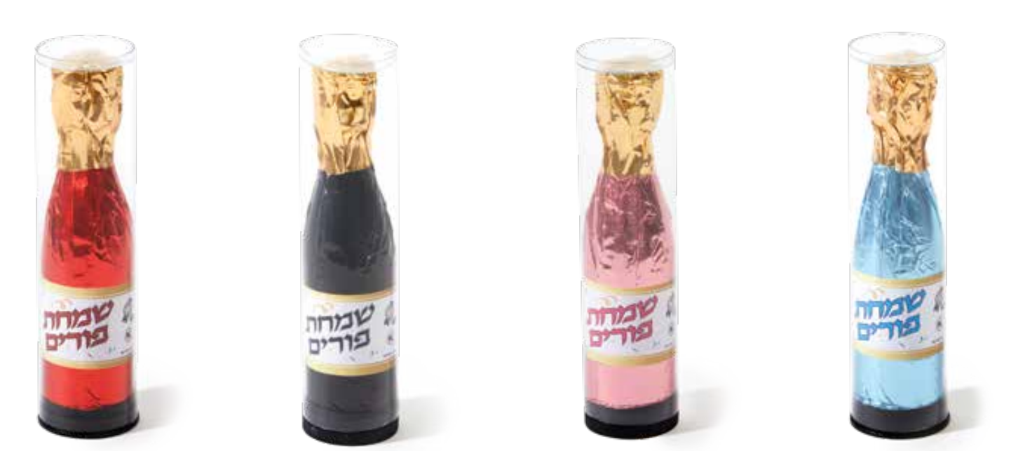 Purim Chocolate Bottle